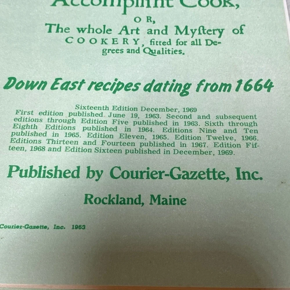 Vintage Maine Cookbook Lot Maine's Jubilee Coastal Cooking Spiral Bound Books